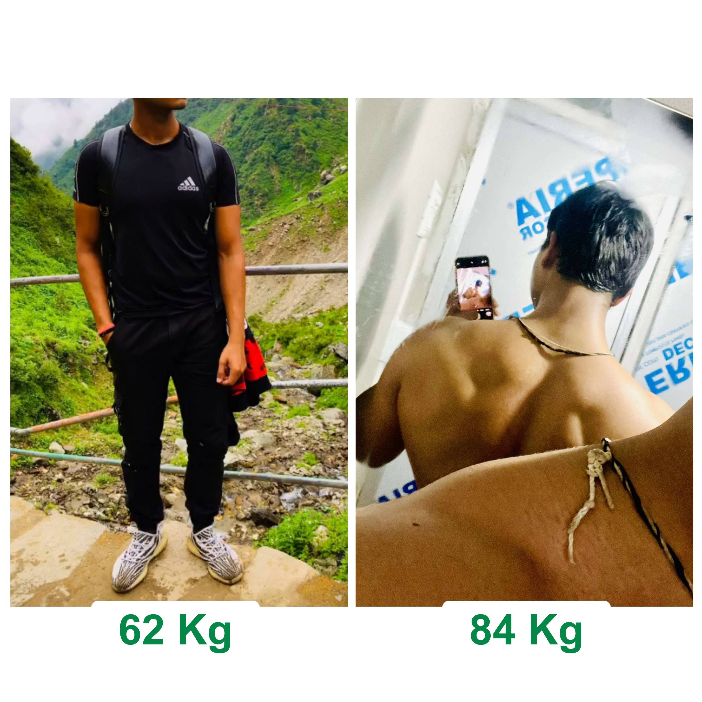 From 62 kg to 84 kg: A Year of Pure Muscle