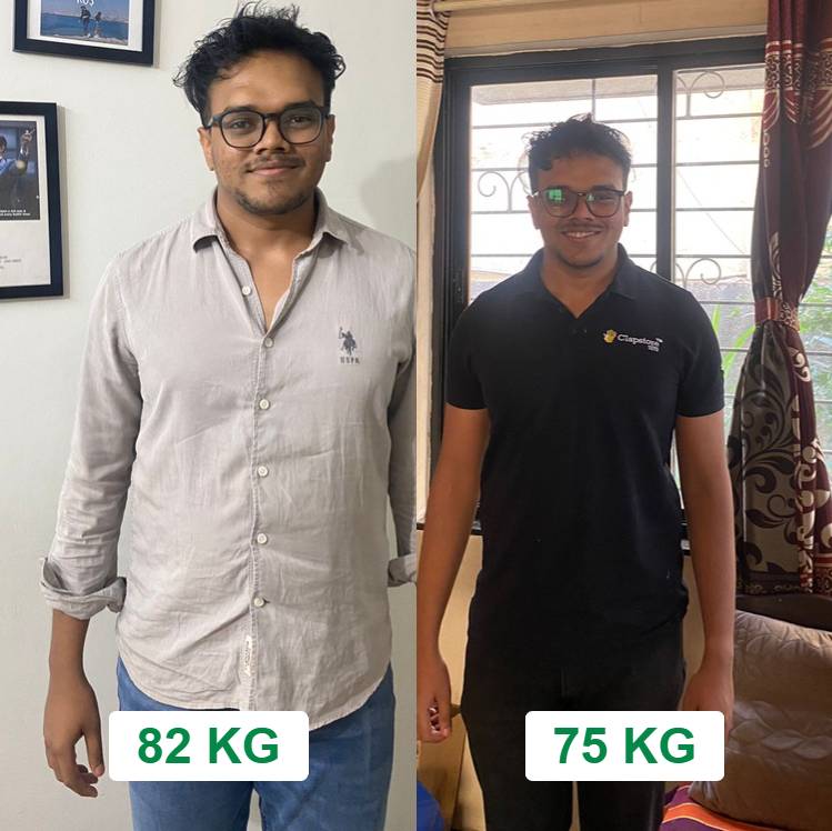 Yash's weight loss Journey