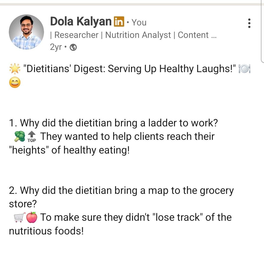 Expertise in Nutrition & Diet