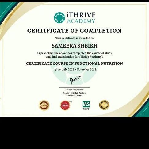 Expertise in Nutrition & Diet