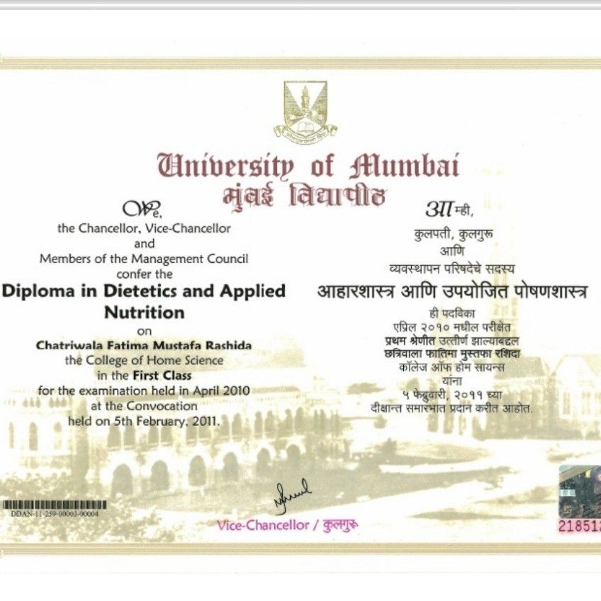 Expertise in Nutrition & Diet, Women’s Health