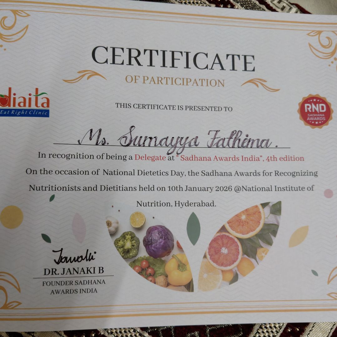 Expertise in Nutrition & Diet, Women’s Health