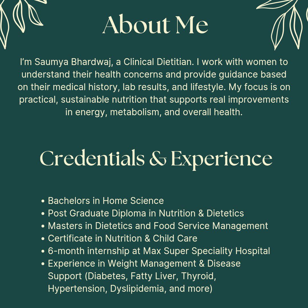 Expertise in Nutrition & Diet, Women’s Health