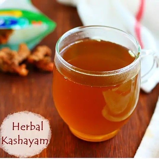 Kashayam with Honey & Lemon