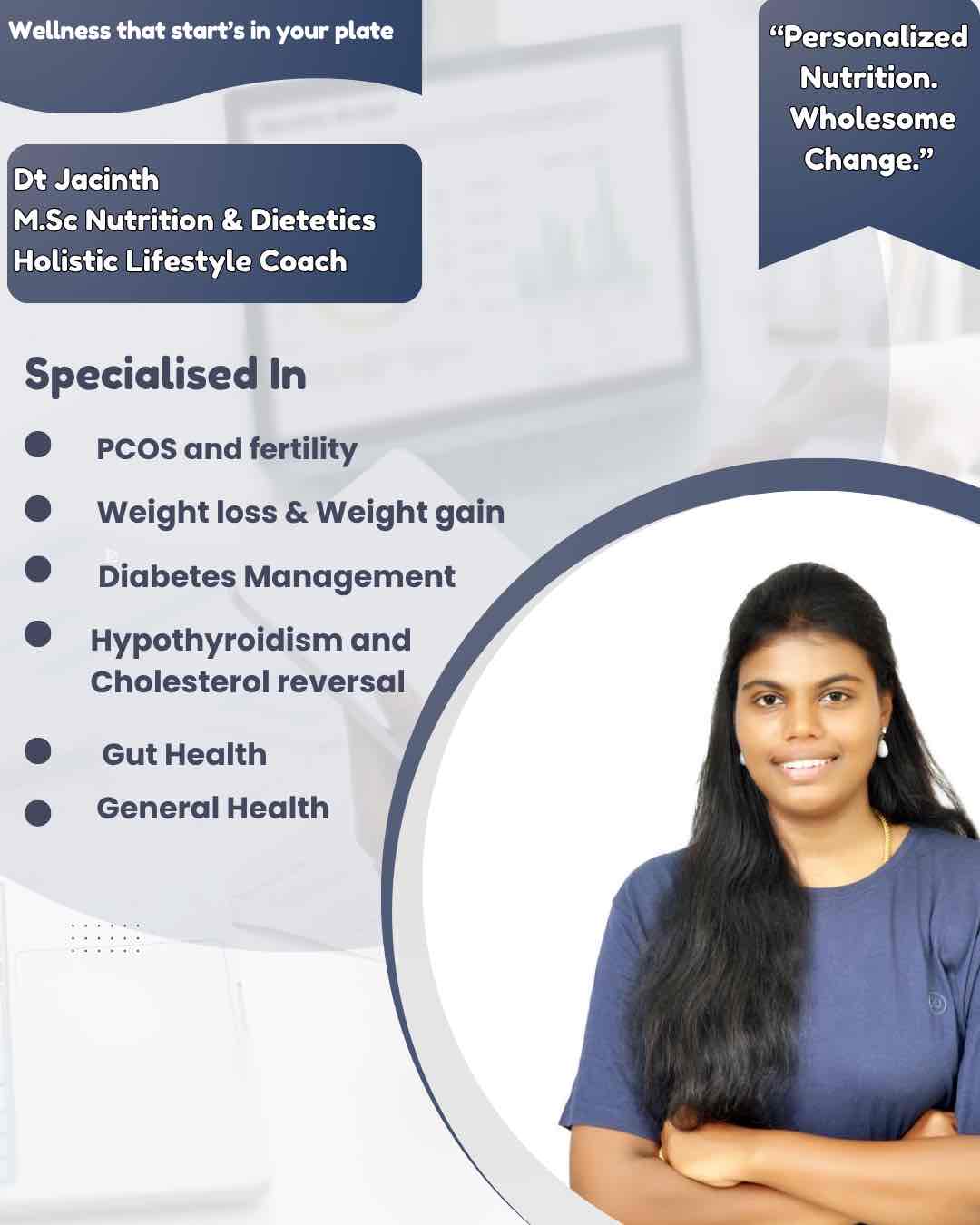 Expertise in Gut-Health Dietitian,Plant-Based Nutrition,Weight-Loss Coach