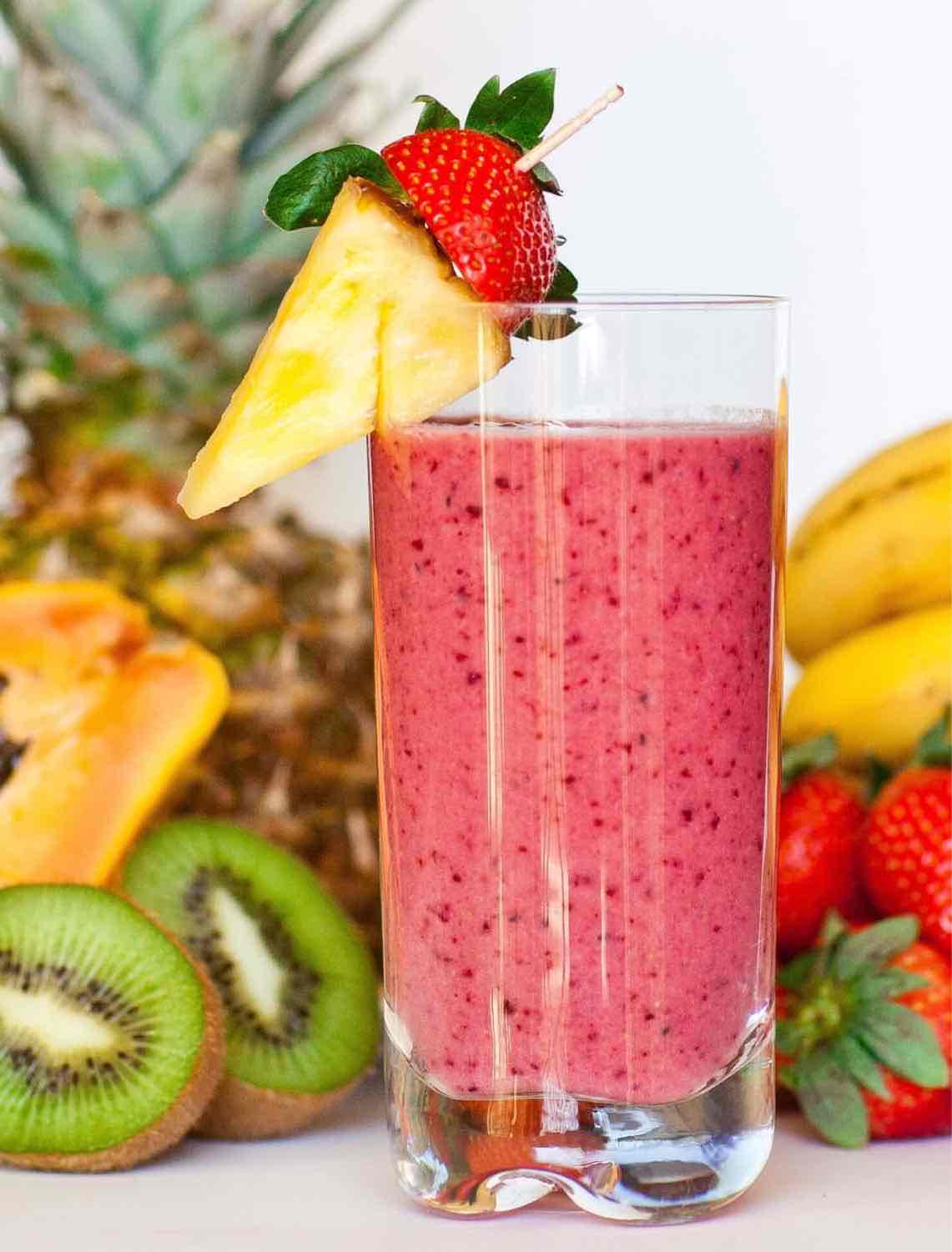 mix fruit smoothie