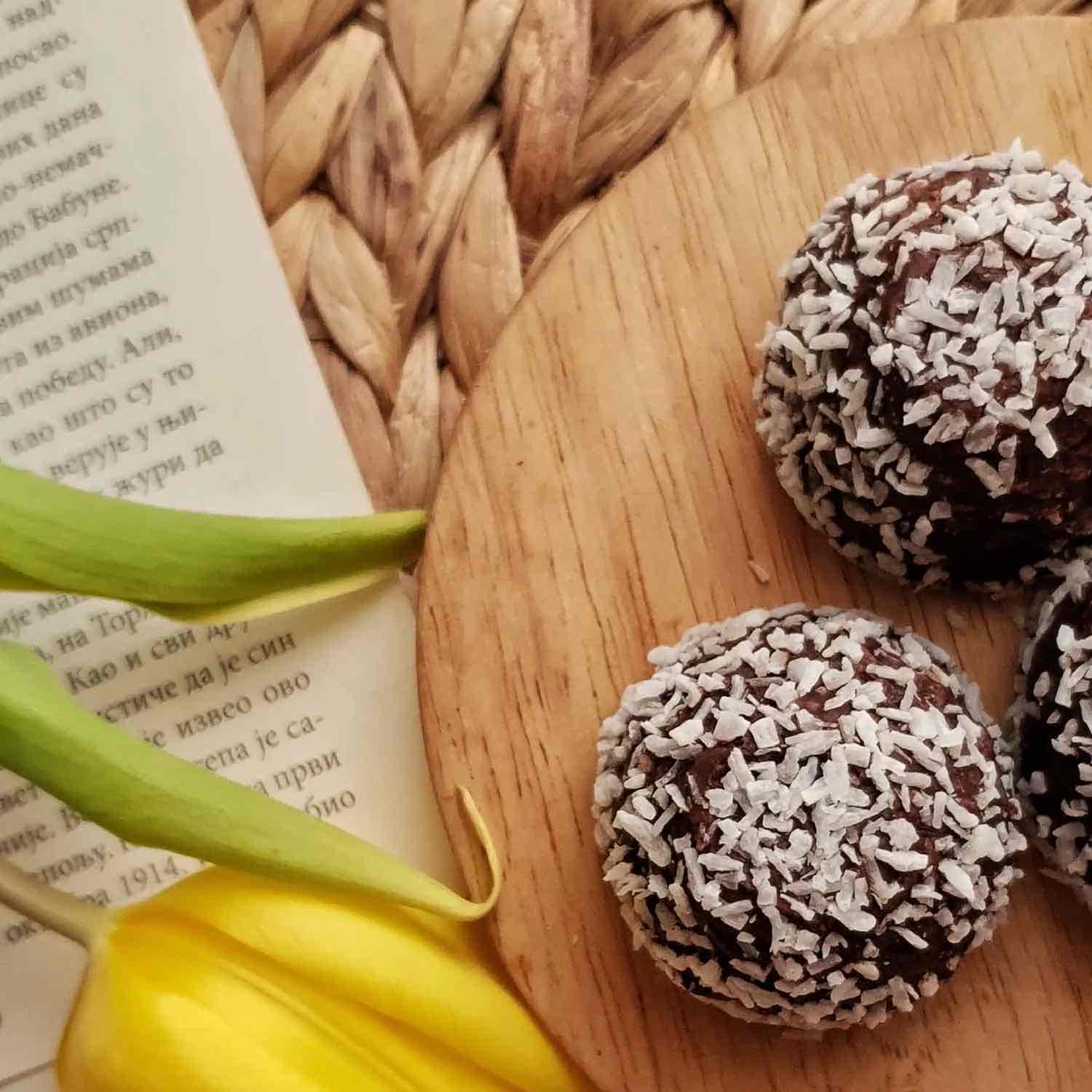 Chocolate Coconut Ladoo
