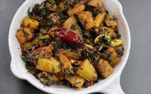 Amaranth Potato Sabji
