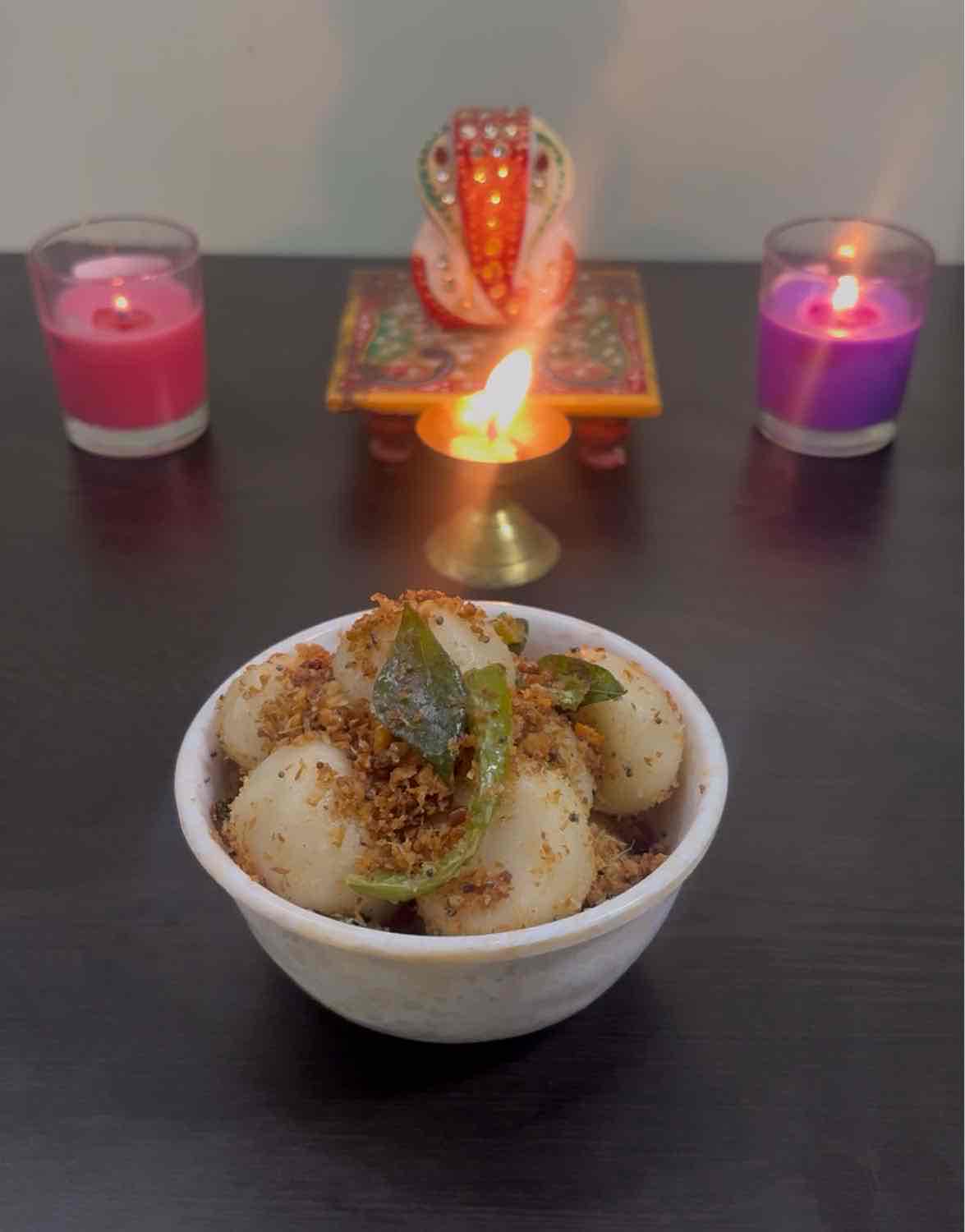 Kozhukattai (Savory Rice Flour Dumplings)