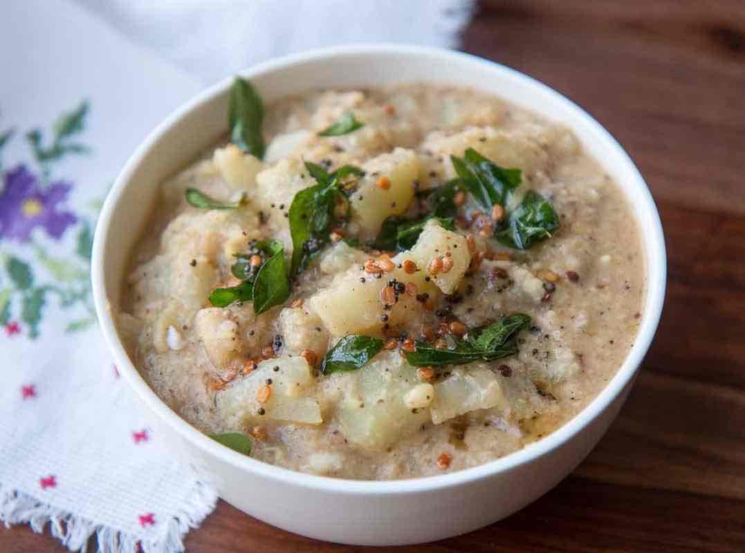 Chow Chow Poricha Kootu Recipe
