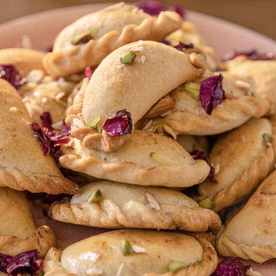 Thandai Flavor Baked Gujiya