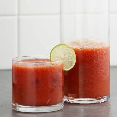 Papaya Blueberry and Cucumber Juice