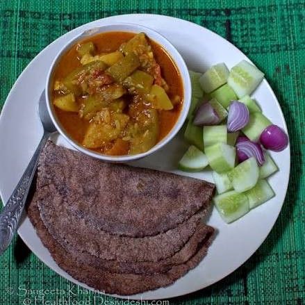 Ragi Roti with Any Veg
