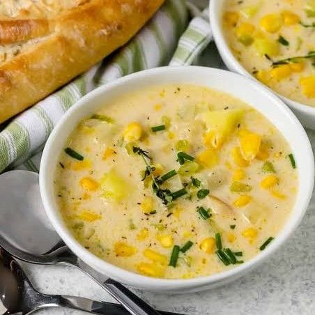 Corn Cream Soup(Spanish style)