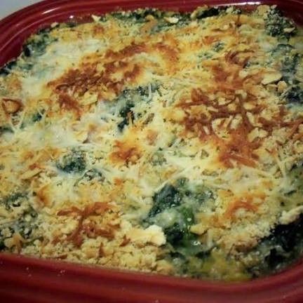 Corn & Spinach Cheese Bake