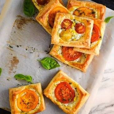 Corn & Tomato Tart