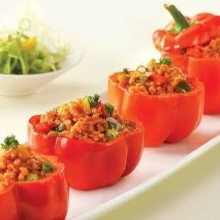 Nutrela soya Stuffed Capsicum