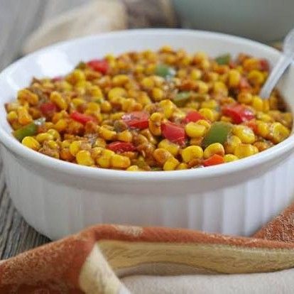 Corn Capsicum Stir Fry
