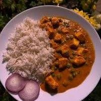 Rice with Matar Paneer