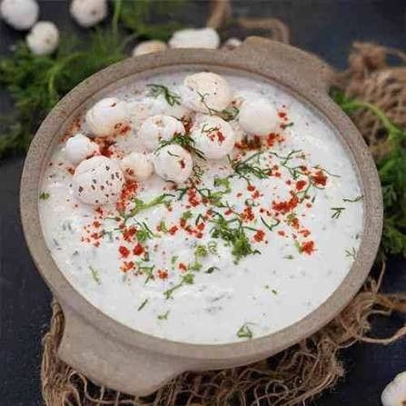 Makhana Chia Seed Raita
