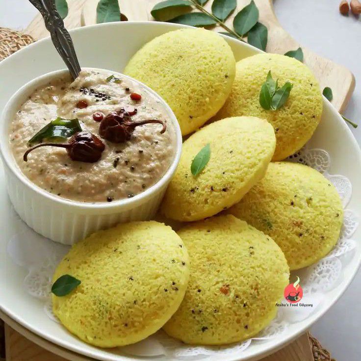 Moong dal idli
