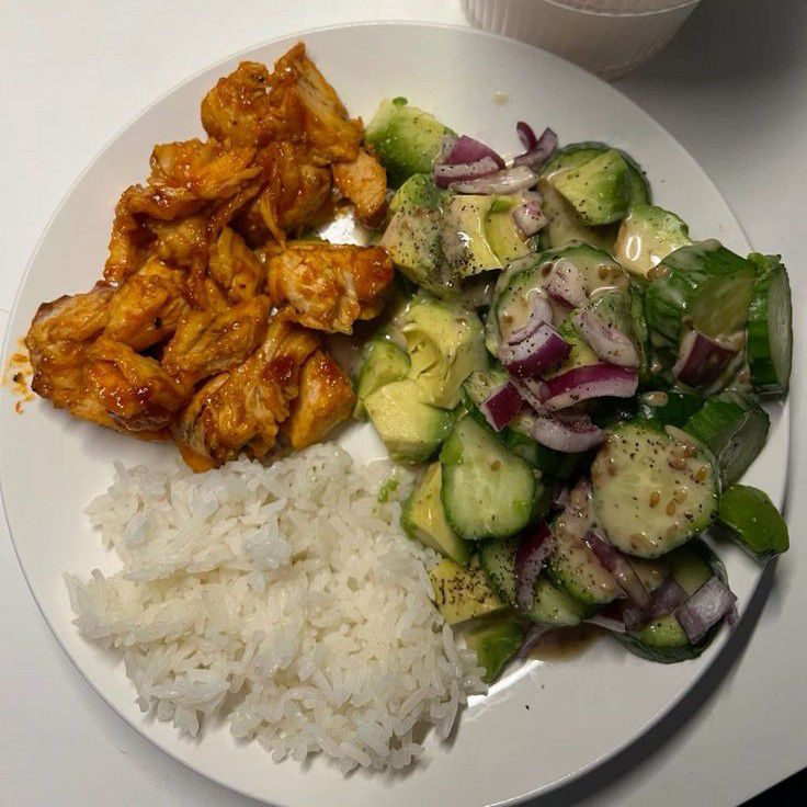 Jackfruit curry with rice