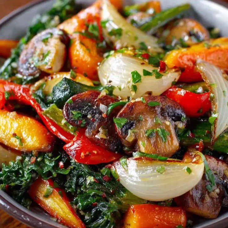 Baked veggies