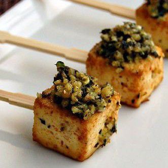 Organic baked teriyaki Tofu