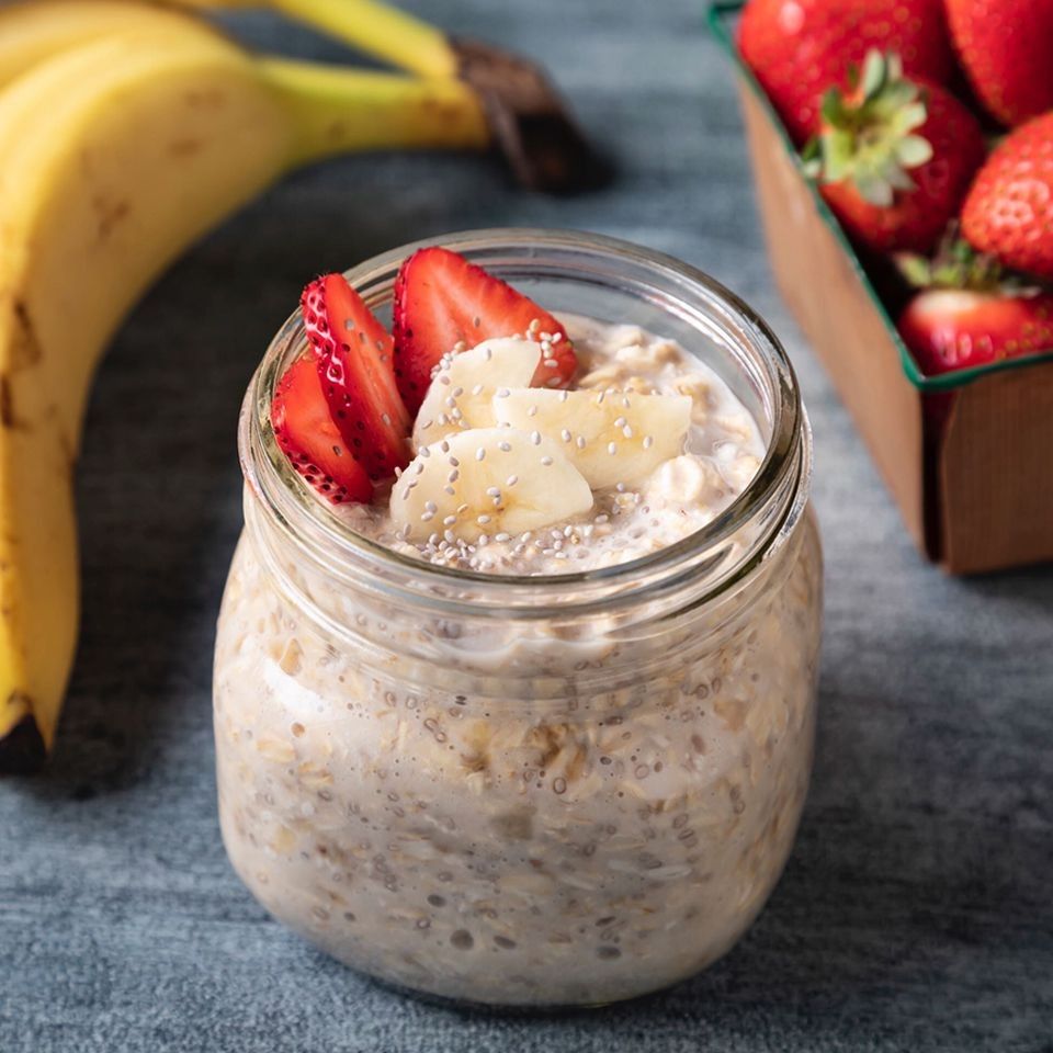 Oats chia pudding
