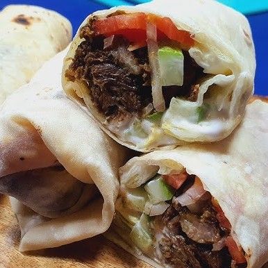 Keema shawarma
