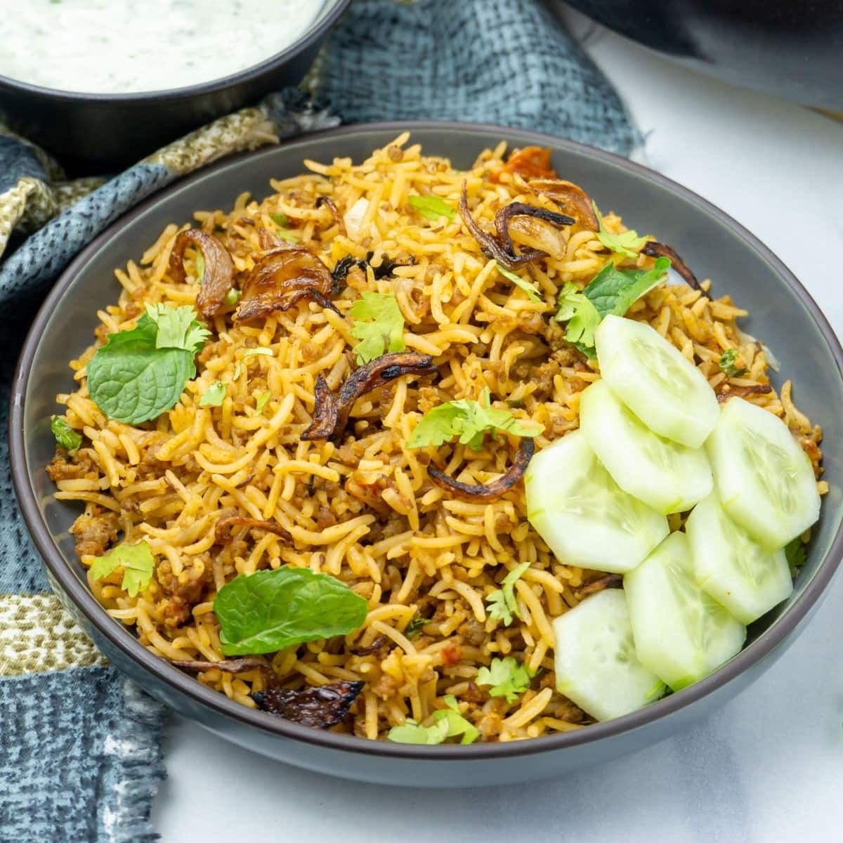 Keema pulao