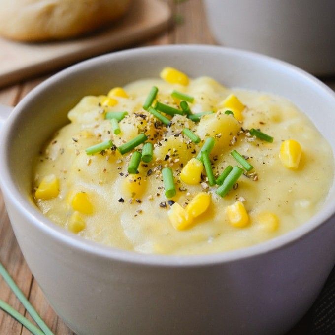 Corn and potato chowder