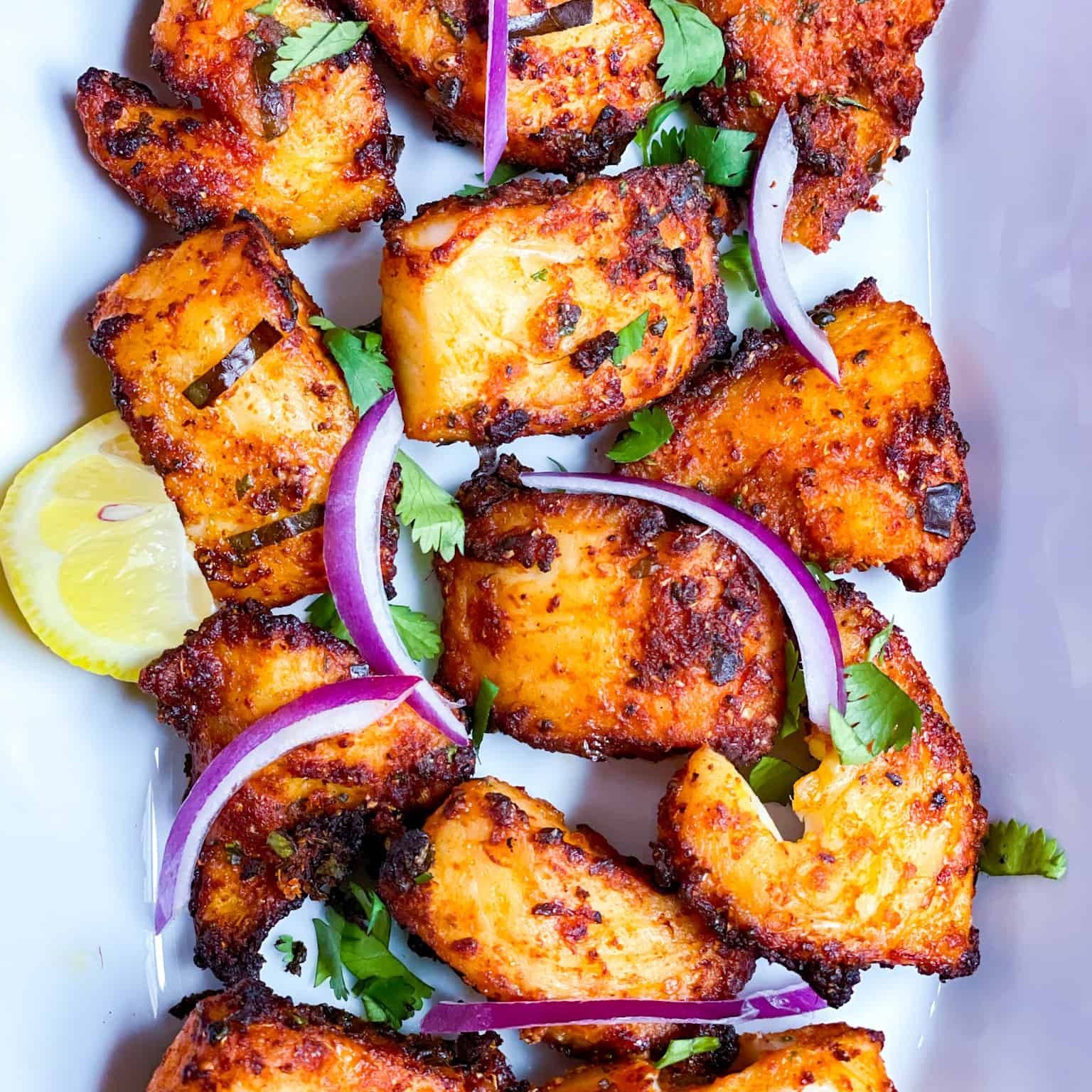 Air fried Roasted fish
