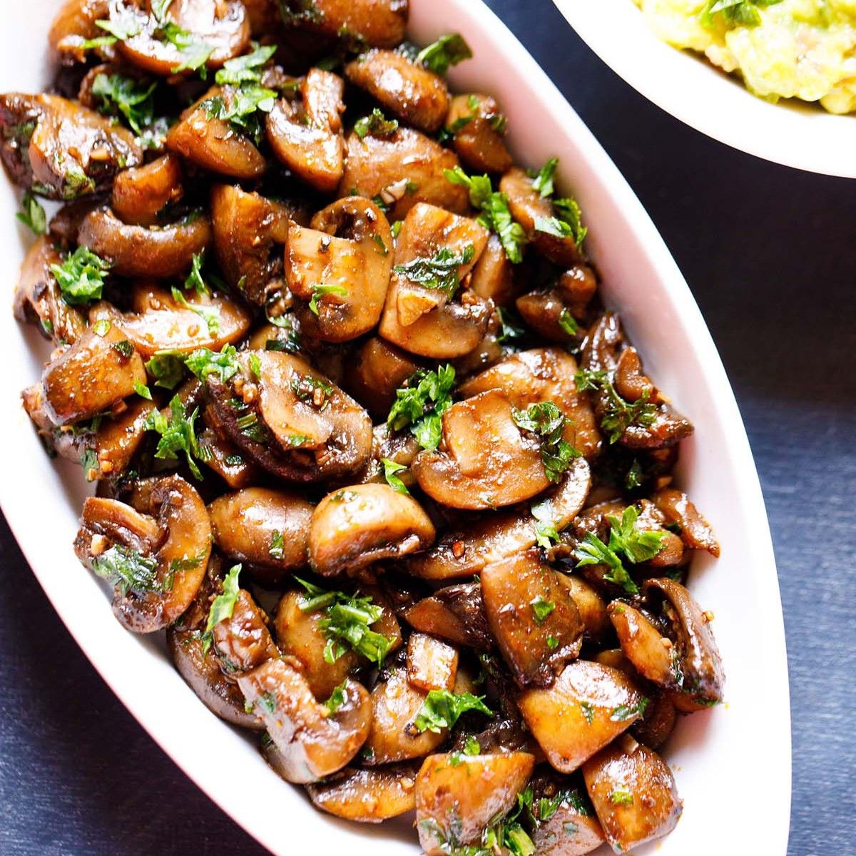 Mushroom fry with veg