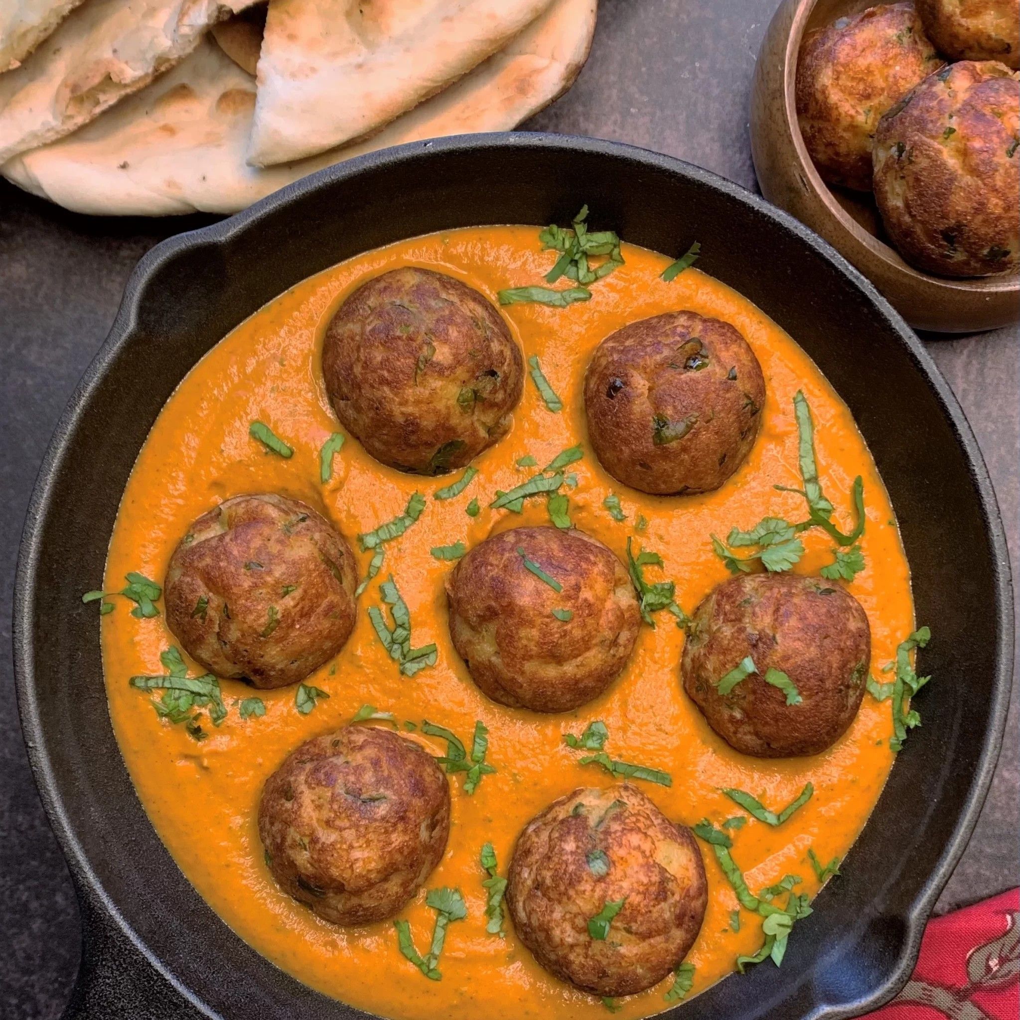 Aloo kofta (potato balls in gravy)