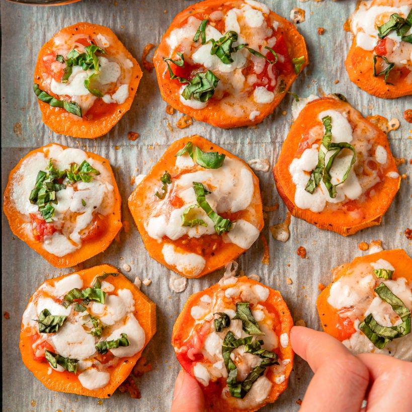 Potato pizza bites