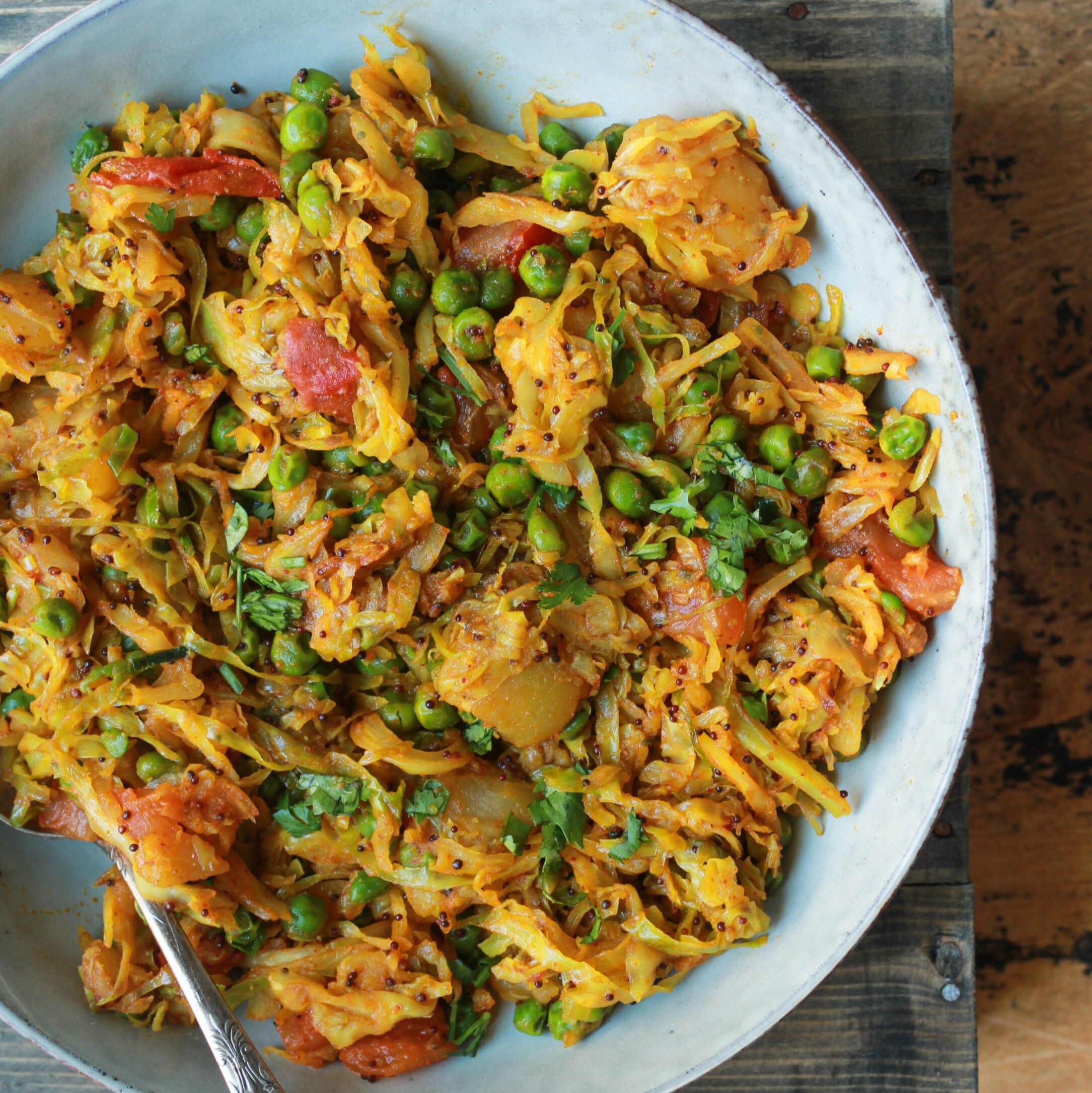 Pattagobi Aloo bhujiya sabzi