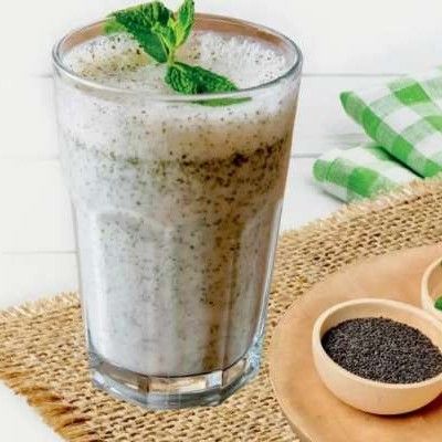 Butter milk with chia seed