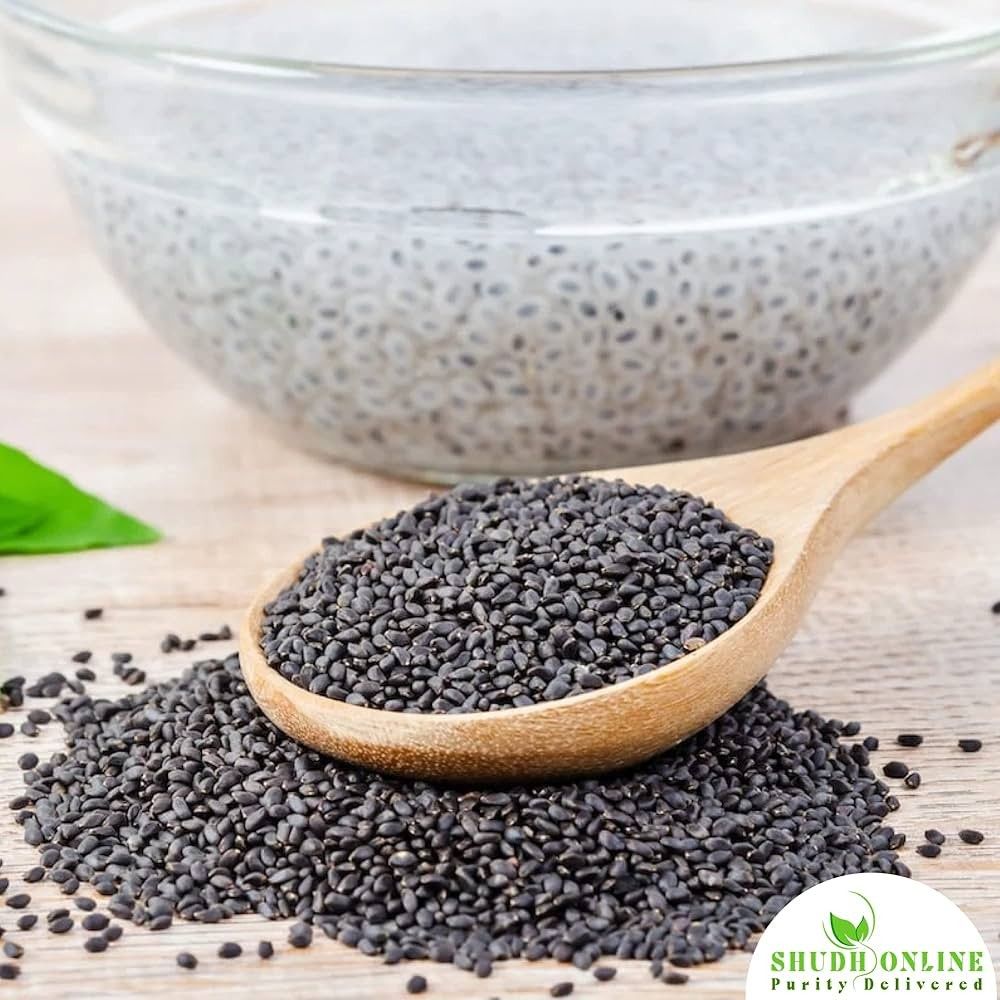 Butter milk with basil seed