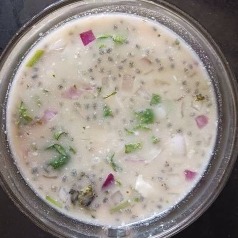 Sattu drink with chia seed