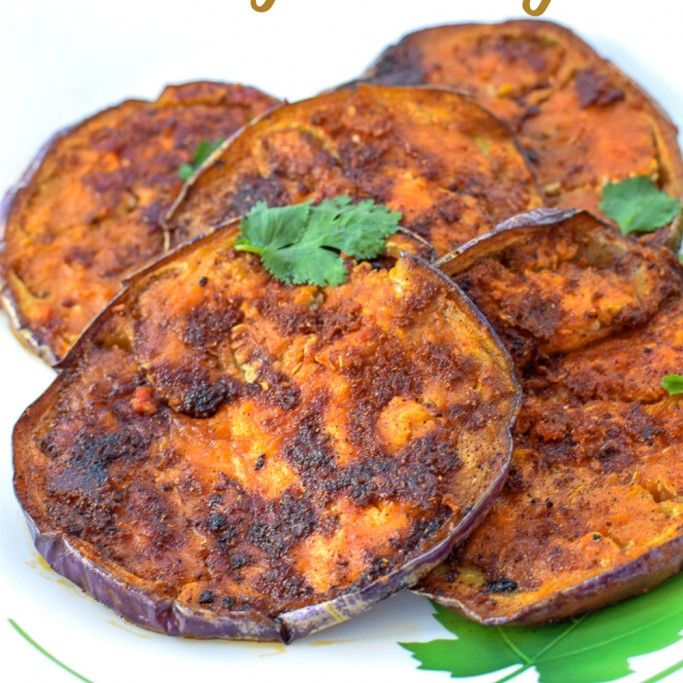 Baigan slice fry
