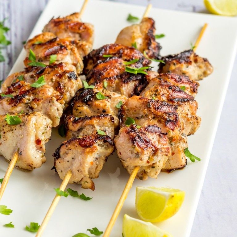 Chicken skewers