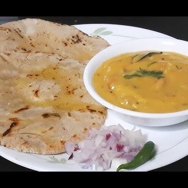 Jowar roti with any dal