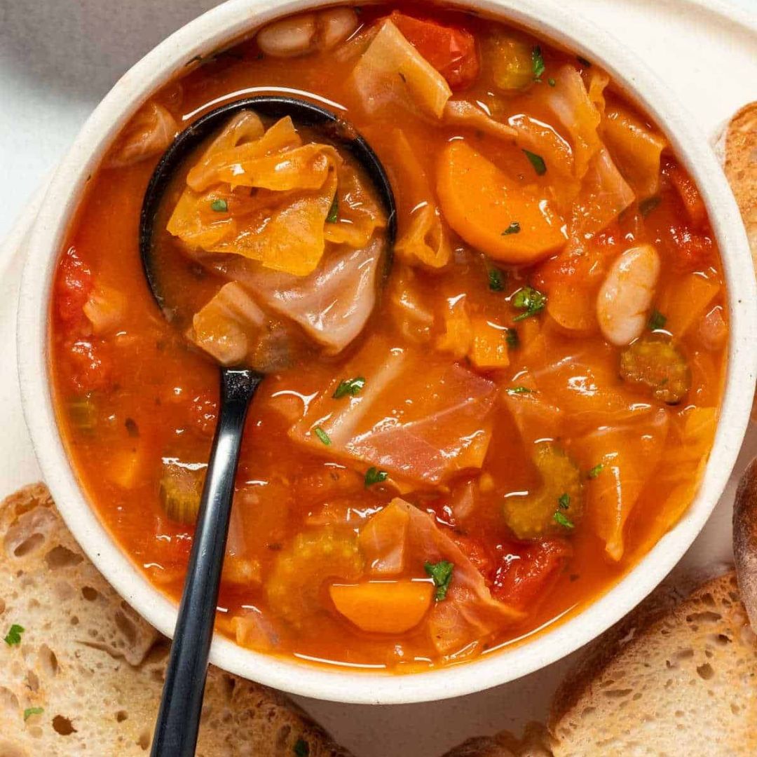 Spicy Cabbage Pepper Soup