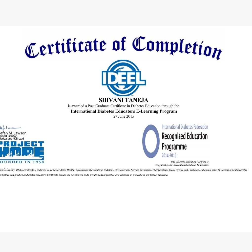 Expertise in Weight Management Professional, Fitness Nutritionist