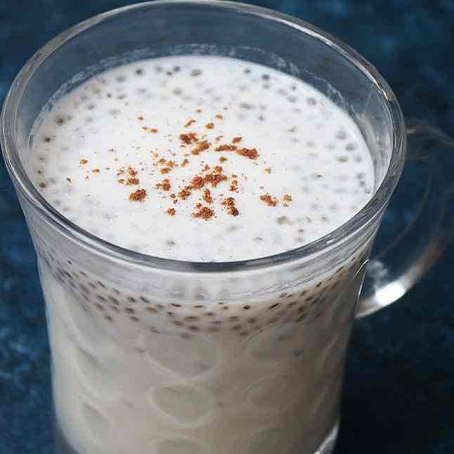 Buttermilk with chia seed