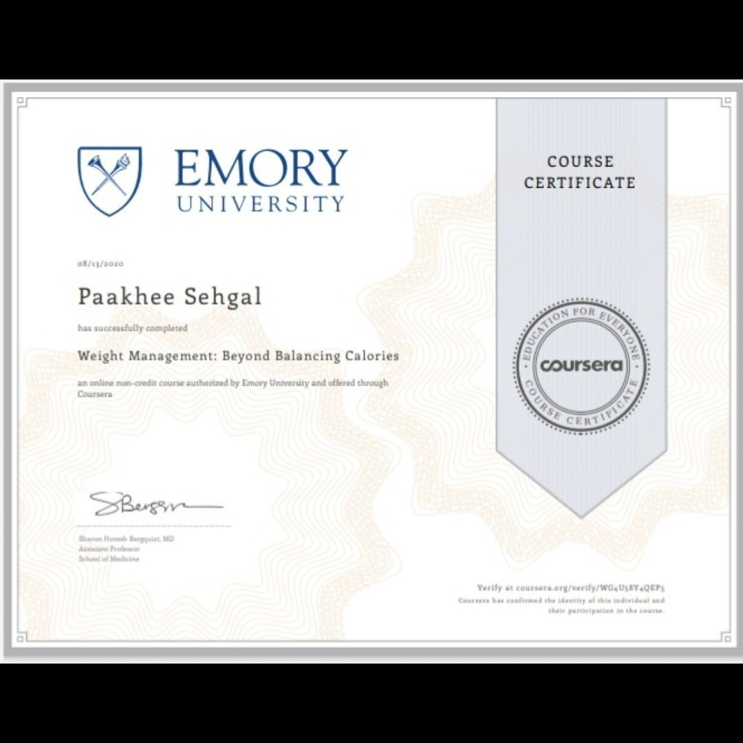 Expertise in Nutrition & Diet, Women’s Health