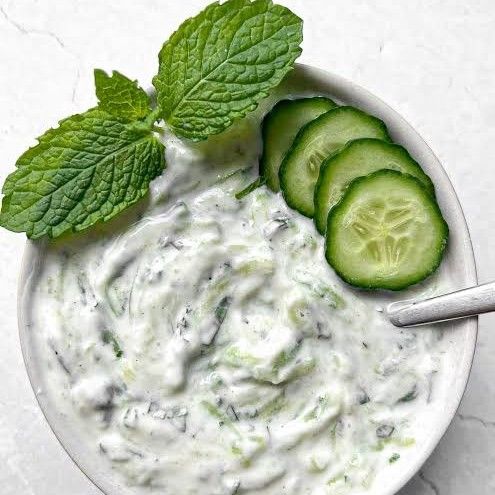 Cucumber raita