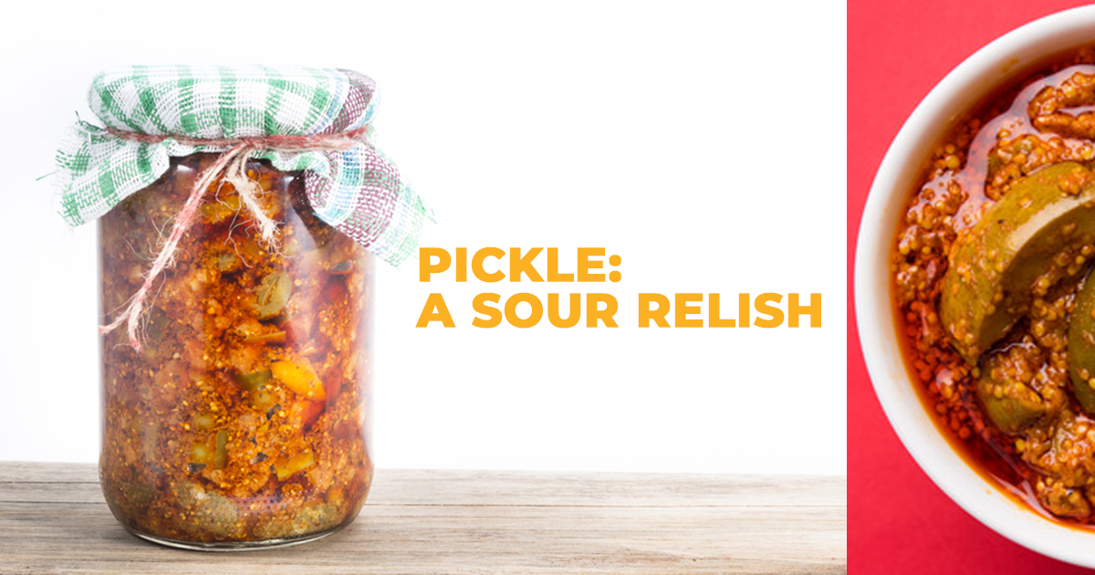 Pickle: A sour relish