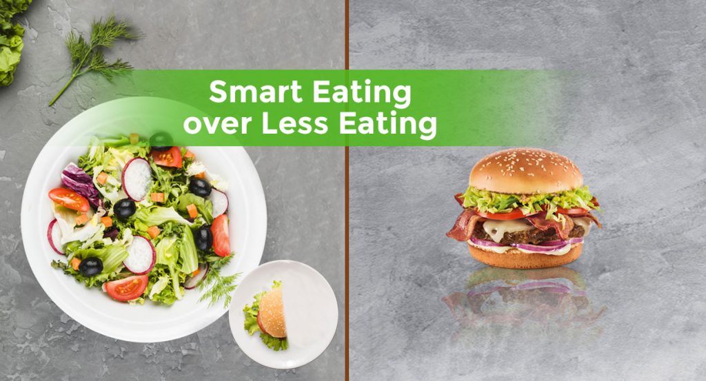 Smart eating over less eating